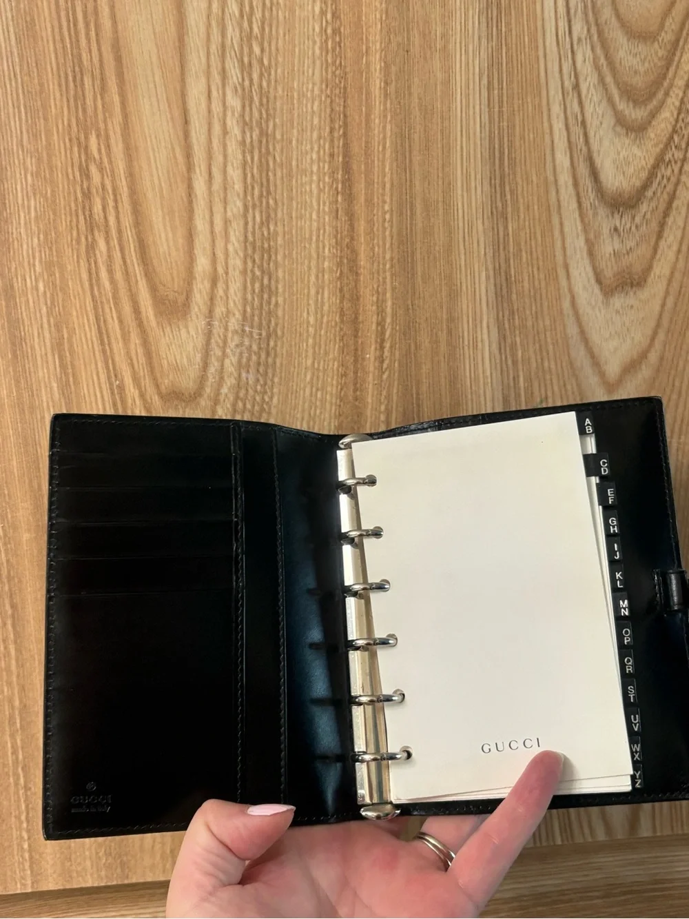 Auth Gucci leather Diary Agenda cover - Picture 4 of 16
